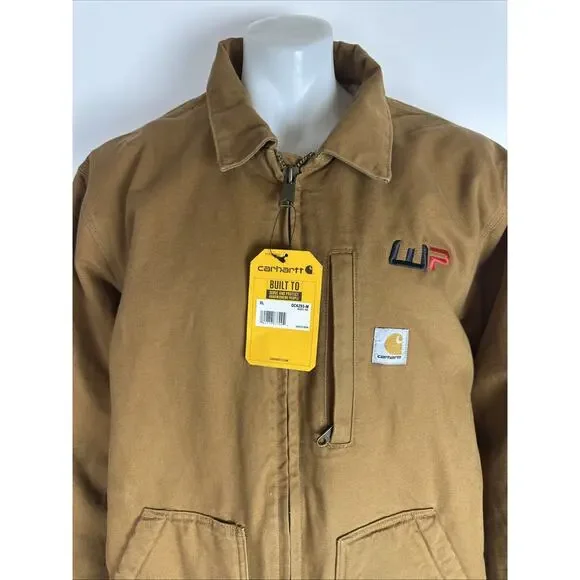 Carhartt X WP Sherpa Lined Washed Duck Coat Loose Fit Men’s Size XL